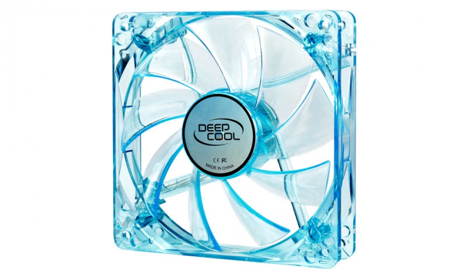 Imagine Ventilator universal carcasa 120mm, UV LED blue, DeepCool XFAN 120U B/B